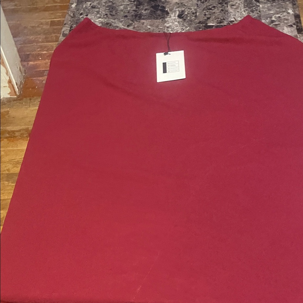 Chic Burgundy Women's Pencil Skirt